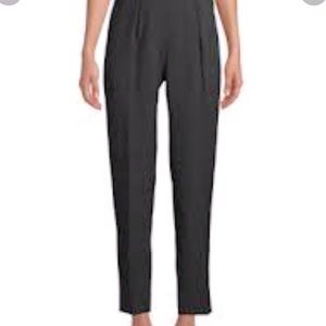 KAREN SCOTT Gray Zippers Tailored Relaxed Fit Trouser Pants NWOT